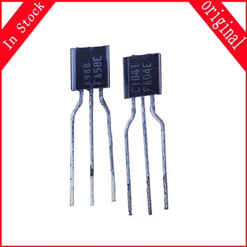 10pcs/lot=5pairs 2SA988 2SC1841 TO-92 5pcs A988 + 5pcs C1841 In Stock