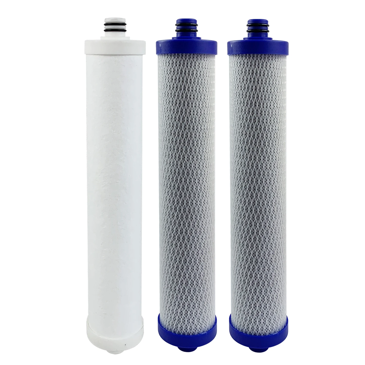 Hydrotech Compatible 41400008/41400009 Replacement Reverse Osmosis Water Filter Cartridge Set - Pack of 3