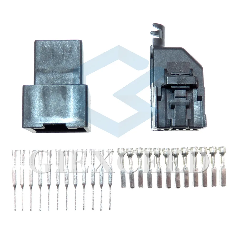 Enchufe eléctrico para automóvil de 12 Pines, carcasa de plástico, montaje de CA macho y hembra, sin sellado, 1-1534096-1, 8E0972112A, 1 Juego