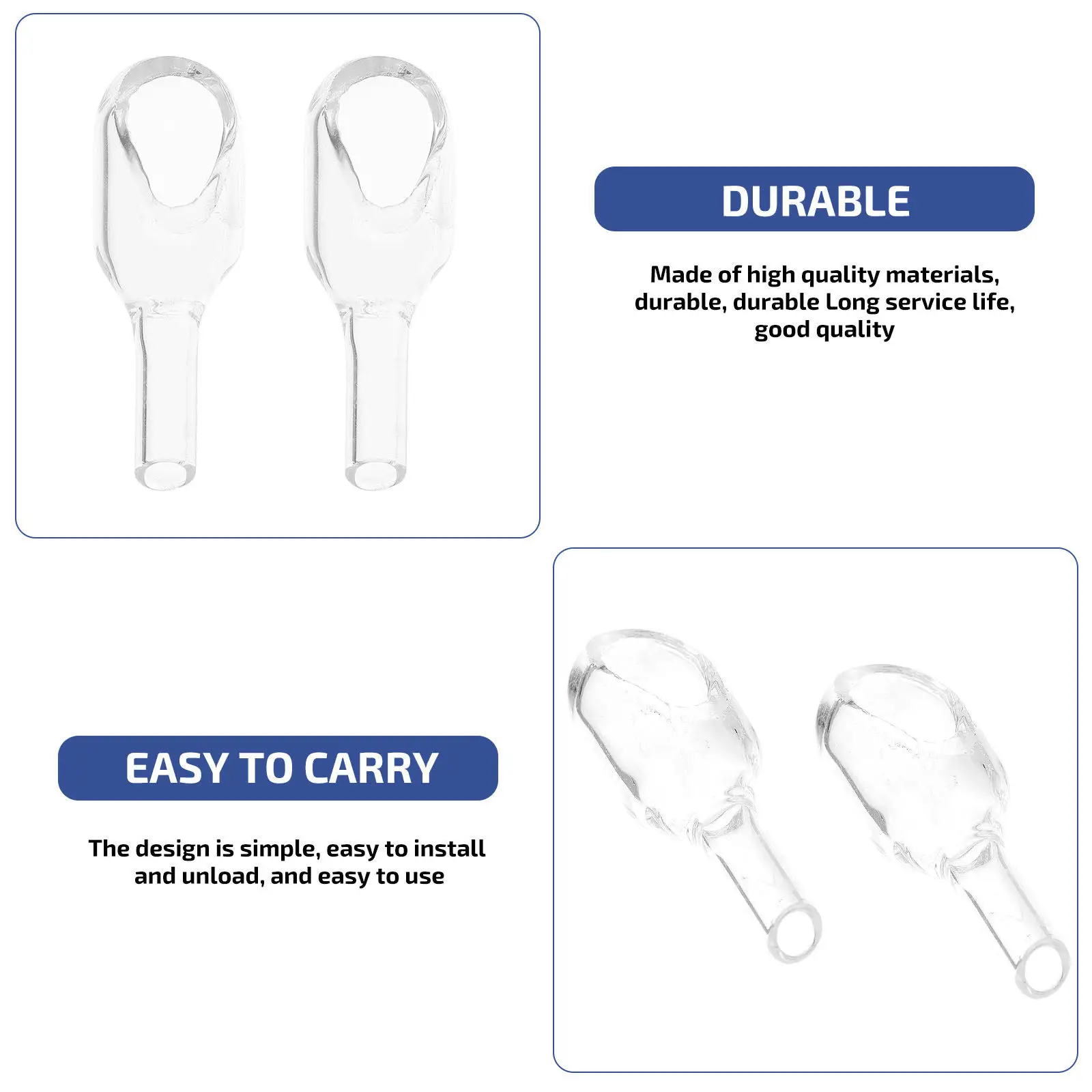 2Pcs Borosilicate Glass Weighing Boat Funnel Set Transparent Round Laboratory Weighing Funnel Multi-Function Accurate Liquid