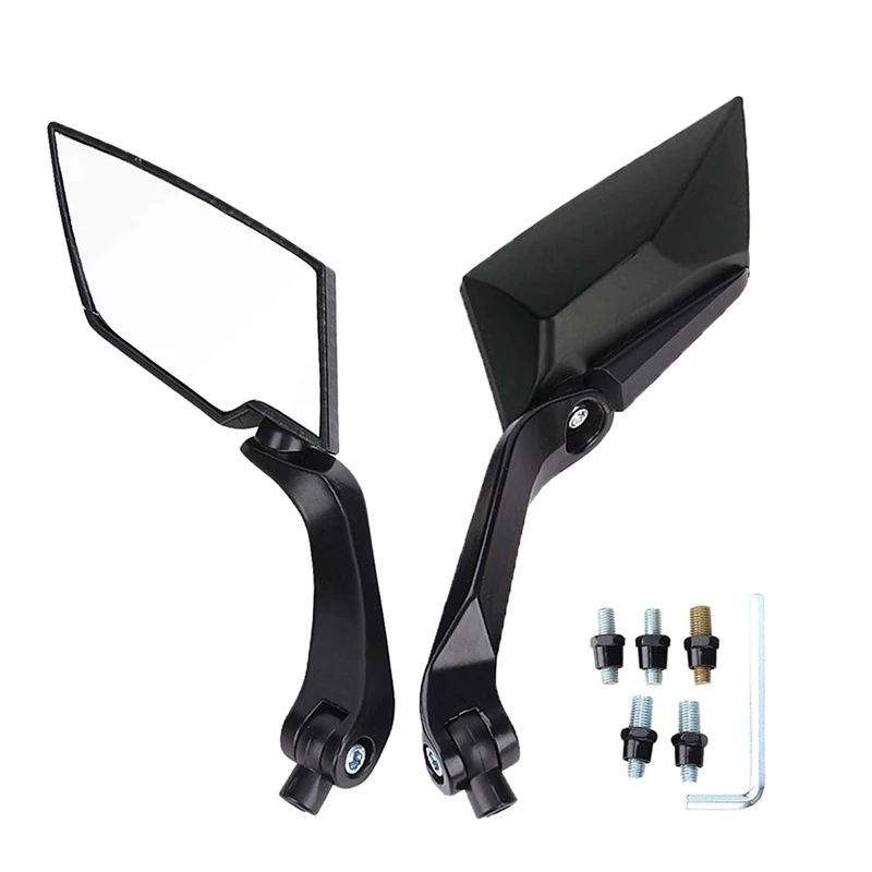 Motorcycle Mirror Scooter E-Bike Rearview Mirrors Electrombile Back Side Convex Mirror 8Mm 10Mm Universal