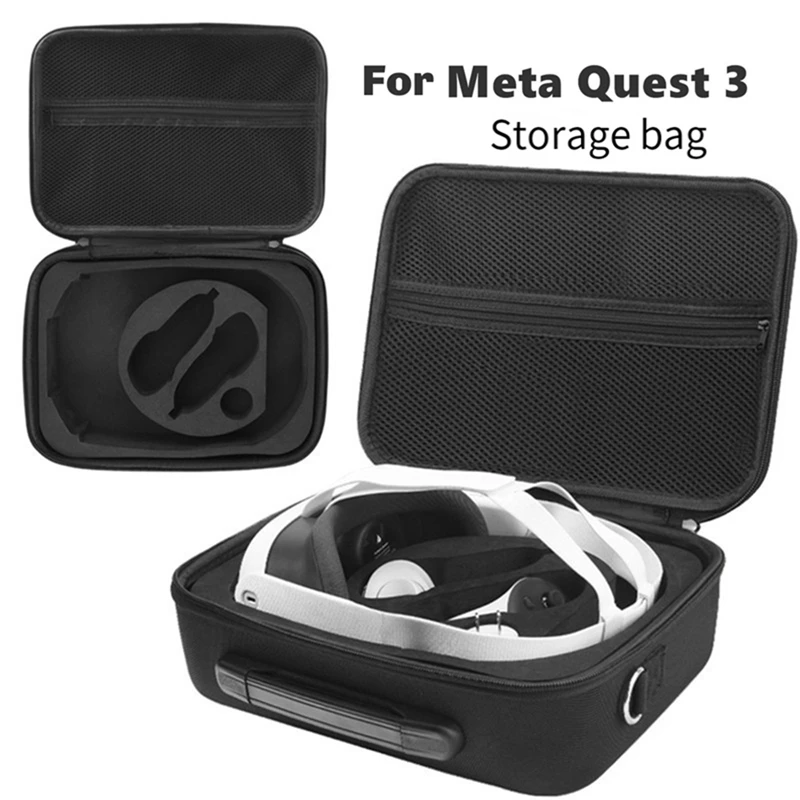 Carrying Case For Meta Quest 3 For BOBOVR M3 PRO Elite Strap Protective Bag Hard Shell Case  For Travel And Storage