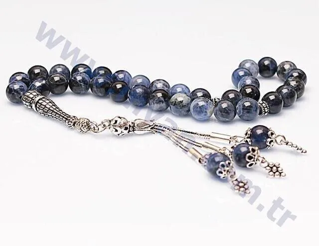 IQRAH Sodalit Stone Rosary (925 SETTING SILVER)