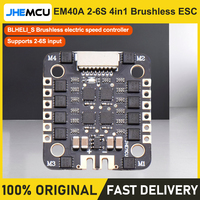 JHEMCU EM40A BLHELI_S DShot600 2-6S 4in1 Brushless ESC 20X20mm for FPV Racing Freestyle Micro Drones DIY Parts