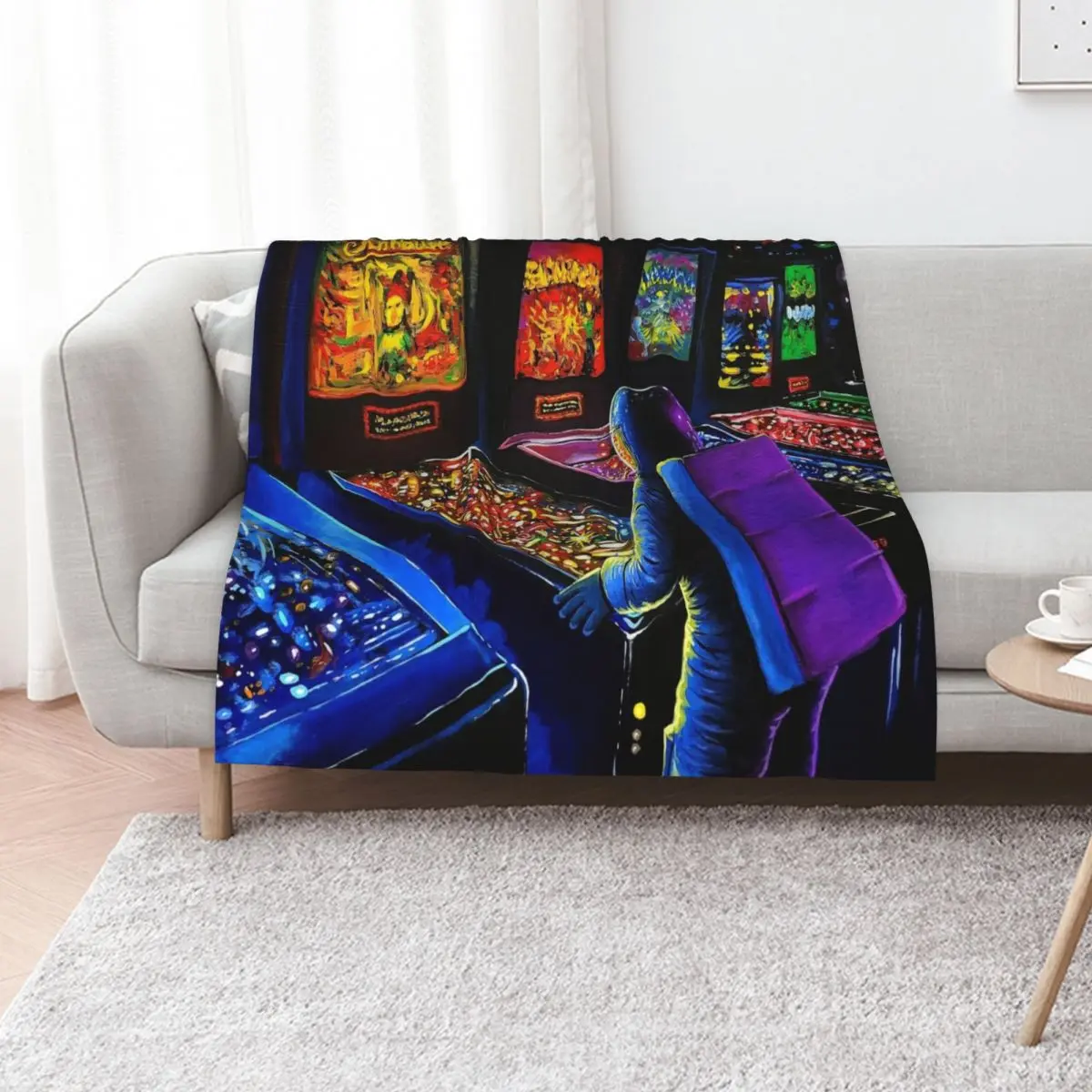 Pinball Wizard Throw Blanket Single blankets and throws warm for winter anime Thins Soft Big Blankets