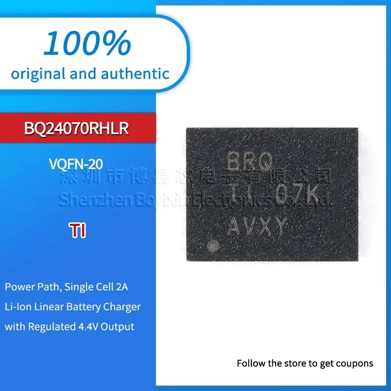 

BQ24070RHLR screen printing BRQ original genuine