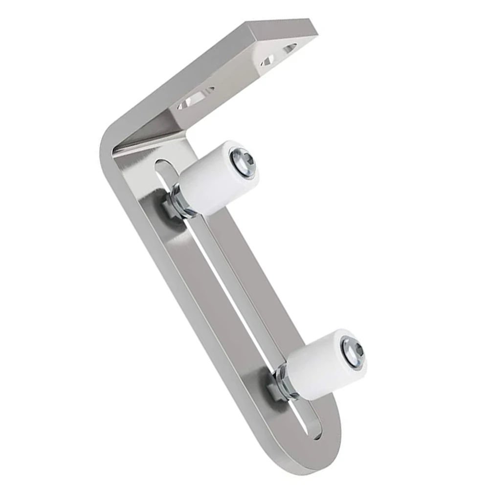 

Stainless Steel Sliding Barn Door Sway Stopper Floor Rail Guides Adjustable Stoppers Prevent Swinging Hardware Durable Reliable