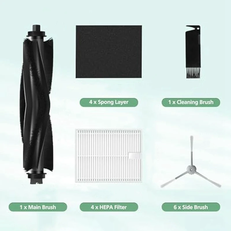 Robot Vacuum Peças e Acessórios Kit para Eufy, L50 SES, L60 SES, SES, Acessórios