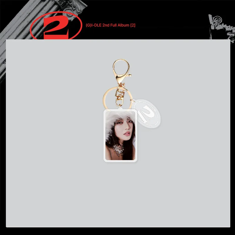 A (G) I-DLE Nouvel Album 2ND YUQI MINNIE Acrylique Porte-clés Key Hanger Périphérique