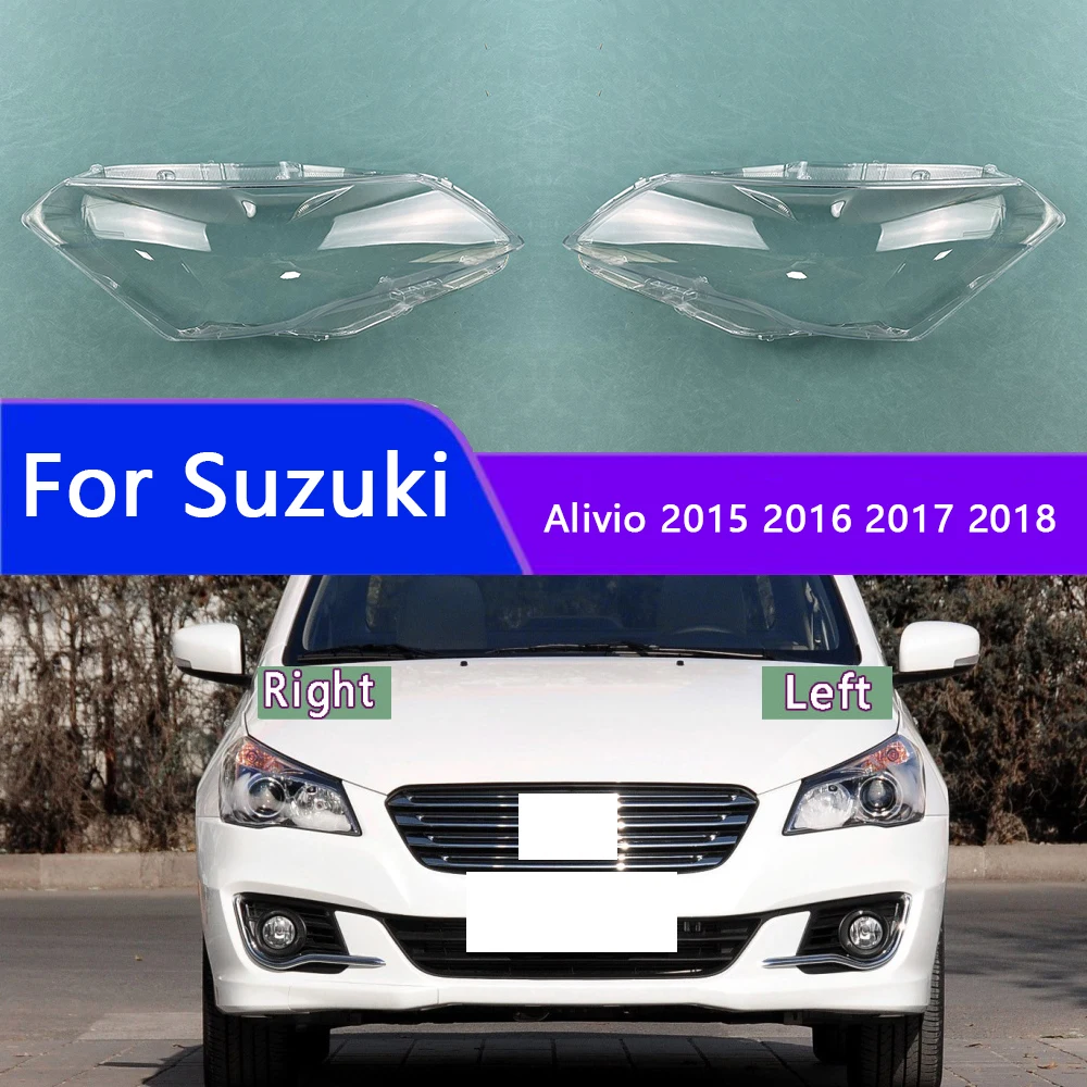 

For Suzuki Alivio 2015 2016 2017 2018 Headlight Lens Cover Transparent Lampshade Headlamp Shell Plexiglass Auto Replacement Part