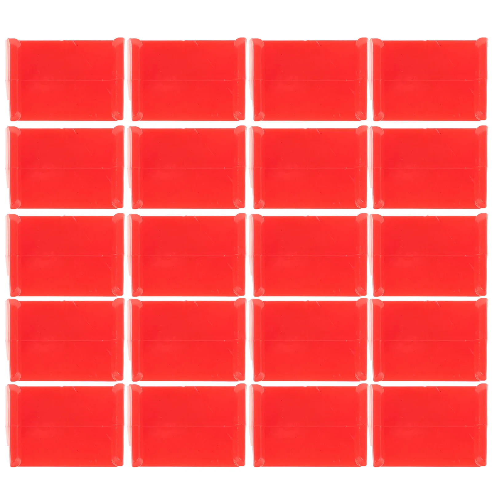 Clips de seguridad de riel para niños, sujetadores de ferrocarril de plástico para juegos de tren de calibre O, conectores de muelle de puente, 20 piezas