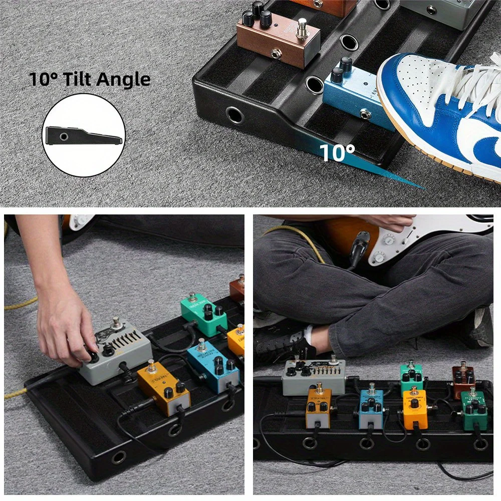 1pc Guitar Effects Pedal Board, Sub Effector Track Board, Ultra Light, Ultra Sturdy, Large Capacity