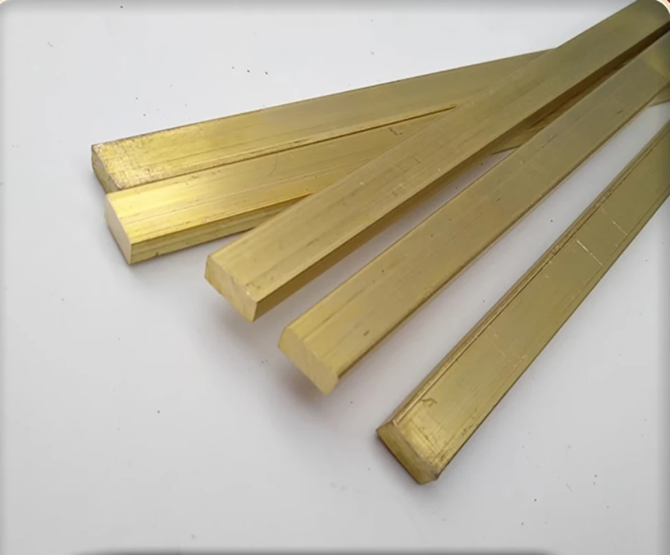 1Pcs  Brass Square Stick Rod Solid Bars Length 500mm  Brass Cube Block 3x3~20x20mm