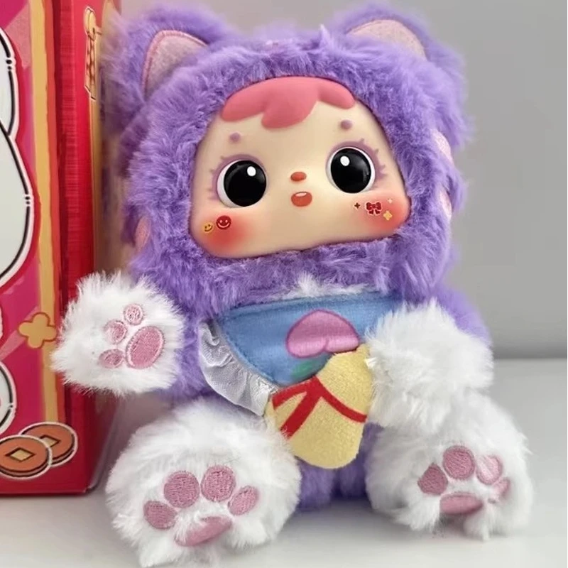 

Empty Hibiscus Three Little Hairs Samuel Meow Lucky Lucky Cat Plush Pendant Blind Box Trendy Play Handmade Doll cute gift