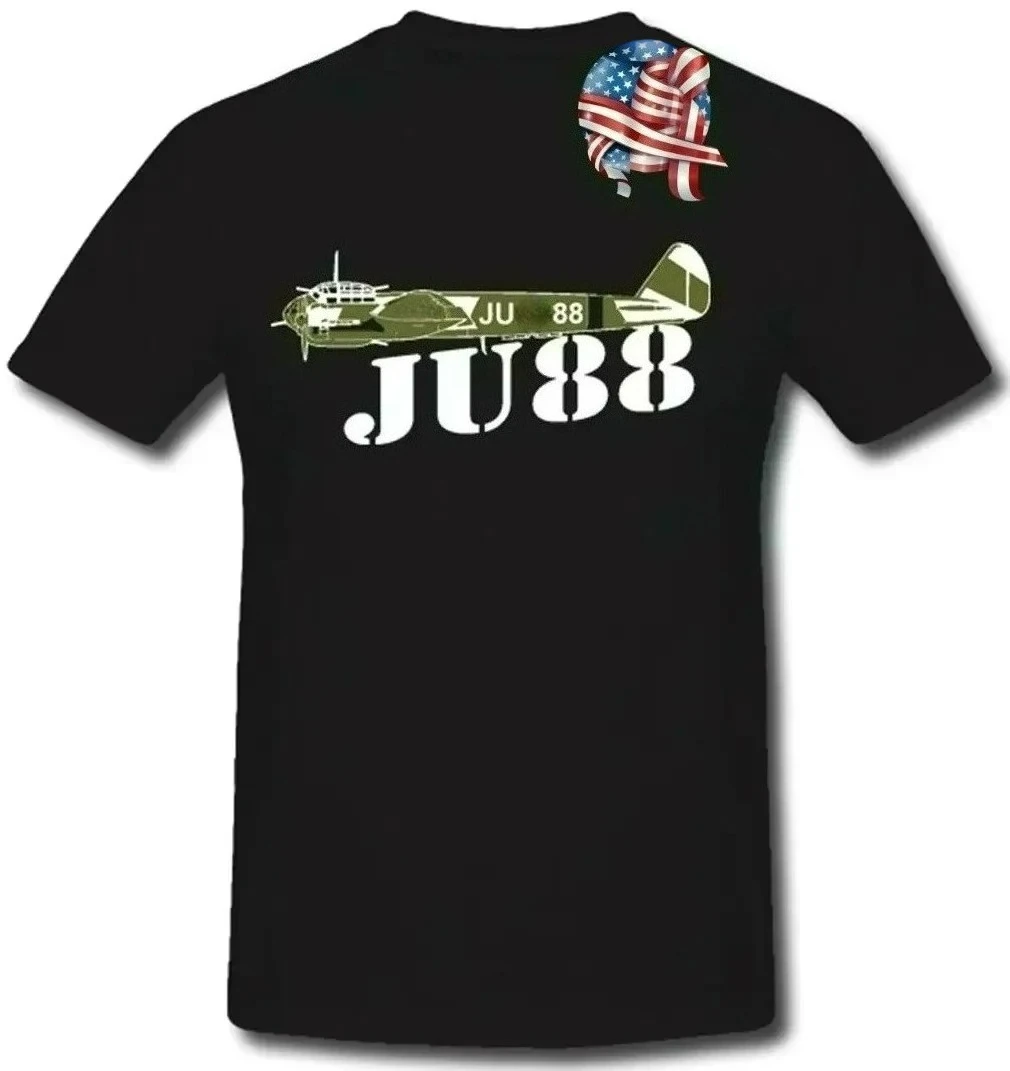 Junkers Ju 88 Medium Bomber T-Shirt 100% Cotton O-Neck Short Sleeve Summer Casual Mens T-shirt Size S-3XL