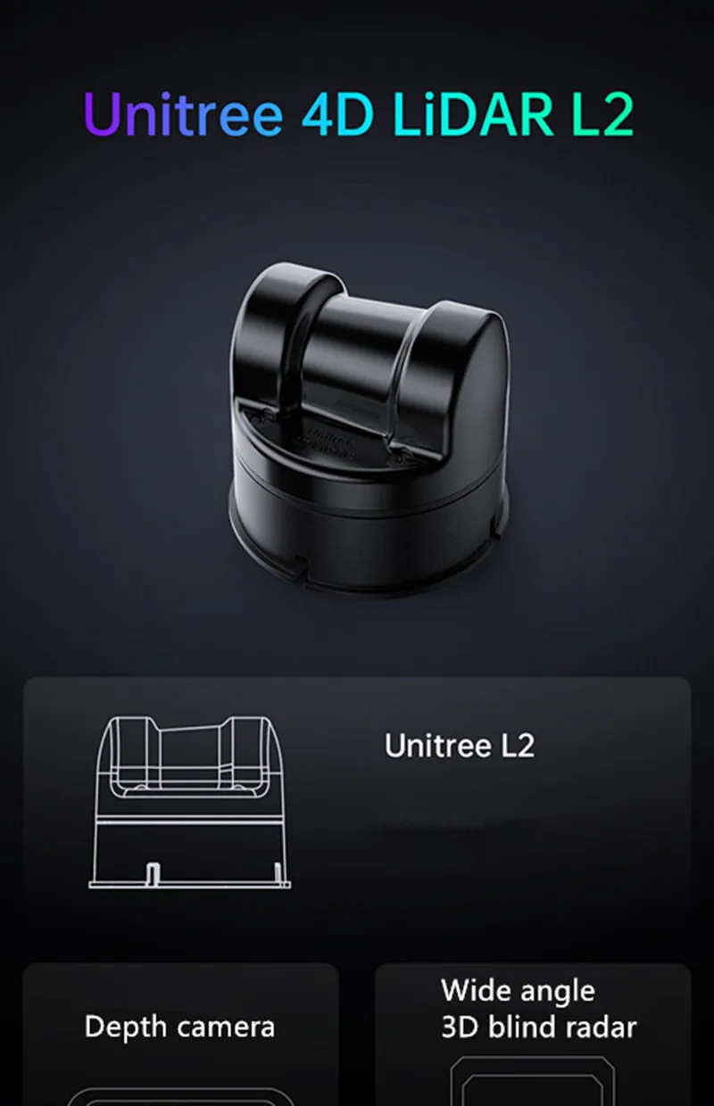 スキャナー Unitree 4D LiDAR L2 Unitree 4D LiDAR L2 - RobotShop