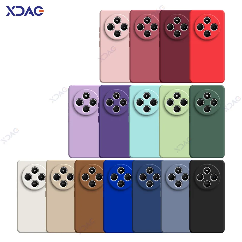 高級オリジナルスクエア液体シリコーンケース Xiaomi POCO C75 4 グラム 5 グラム POCOC75 6.88