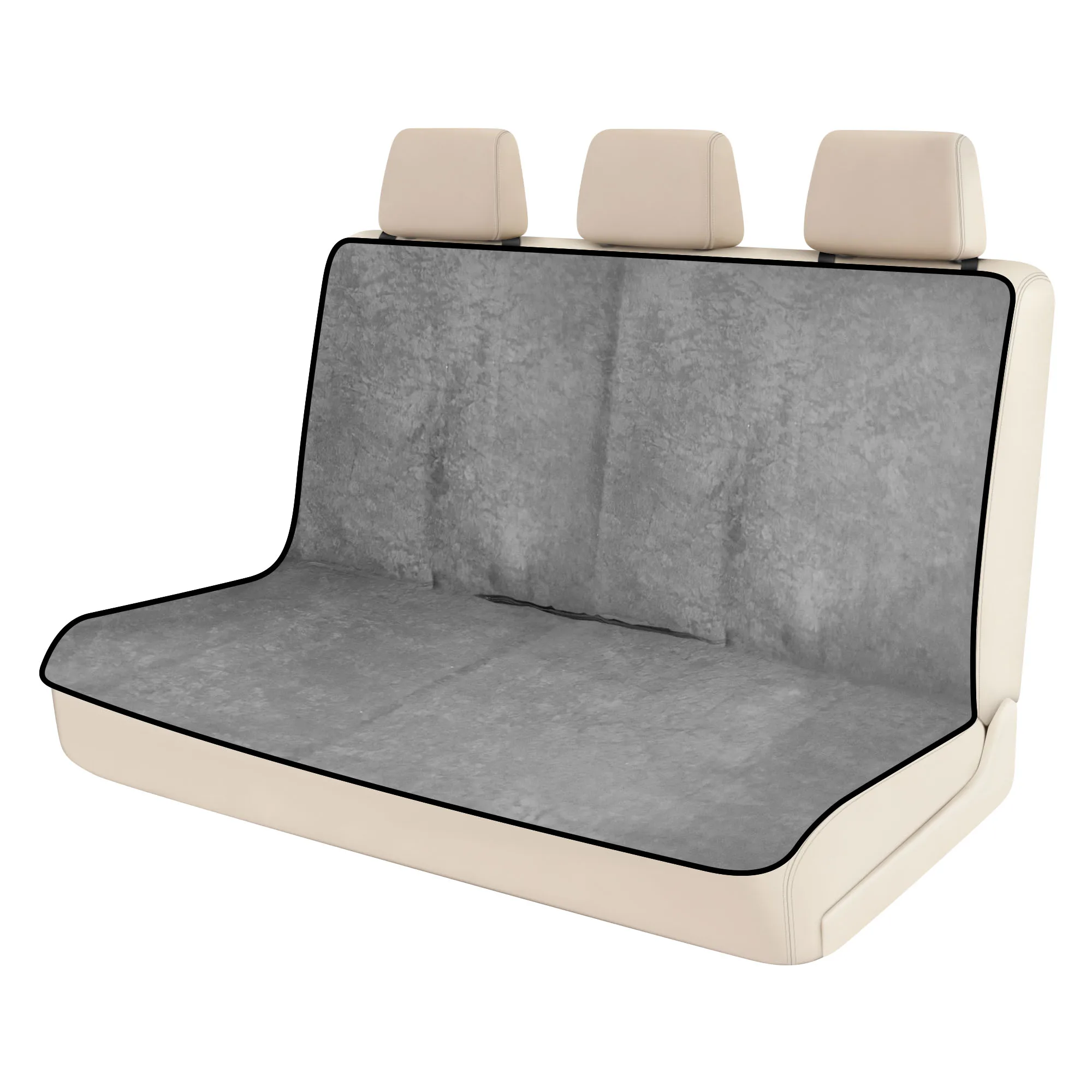 Universal rear seat cover for car interior installation convenient for car seat cover installation