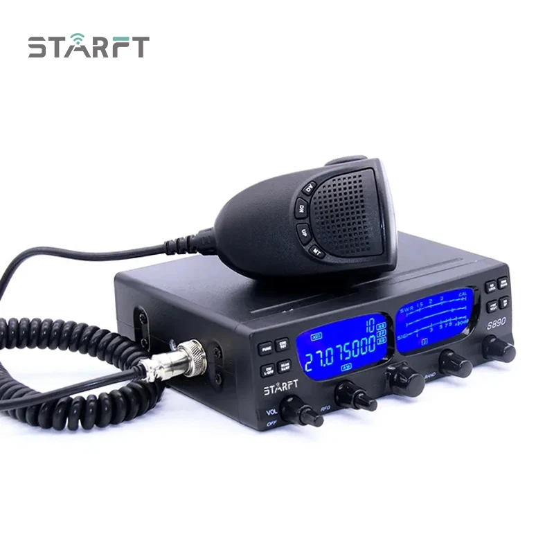 

Starft S890 CB AM LSB PA Vehicle Car Radio Walkie Talkie 20km 50km FM SSB cb radio