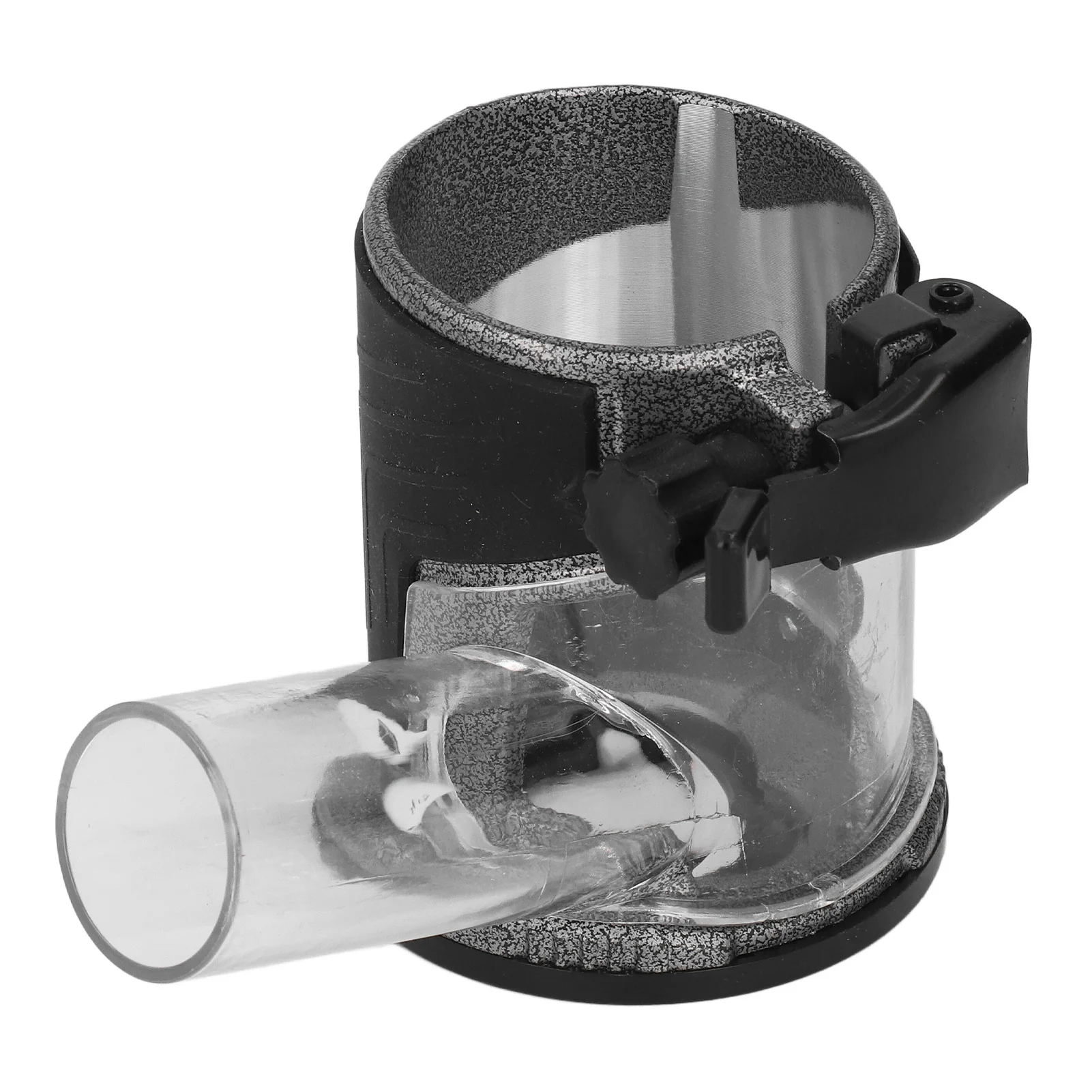 Adjustable Aluminum Alloy Plunge Router Base with Dust Collection Cover Trimming Machine Base Woodworking Router Accessory