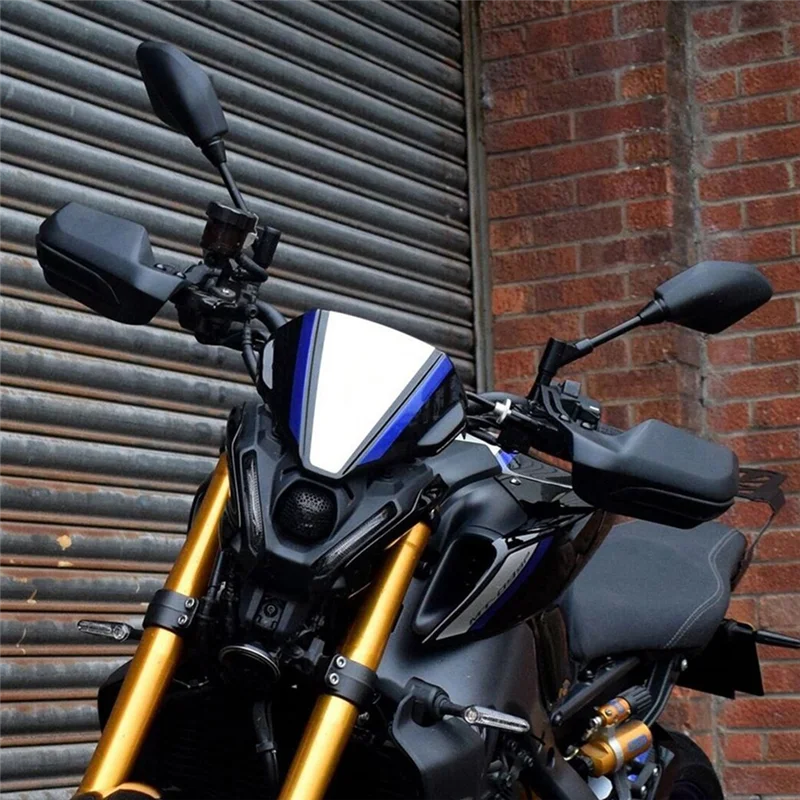 ABHZ-دراجة نارية Handguard درع قفازات واقية لليد حامي الزجاج الأمامي لياماها MT-09 MT09 MT 09 SP 2021 2022 2023 #2