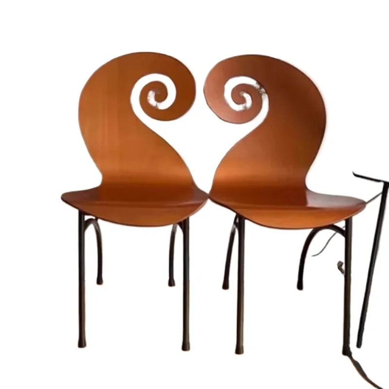 Nordic solid wood back chair designer ant dining chair home modern simple cafe leisure stool negotiation chair