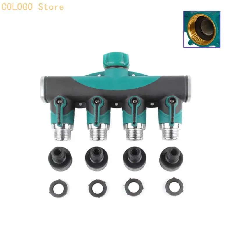 Advanced 4 Port Garden Separator With Secure Attachments For Stable Connection And Decontaminated Pressure D0LD