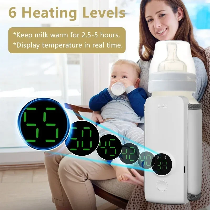 Portable Bottle Warmer Infant Formula Warmer Travel Friendly Milk Warmer