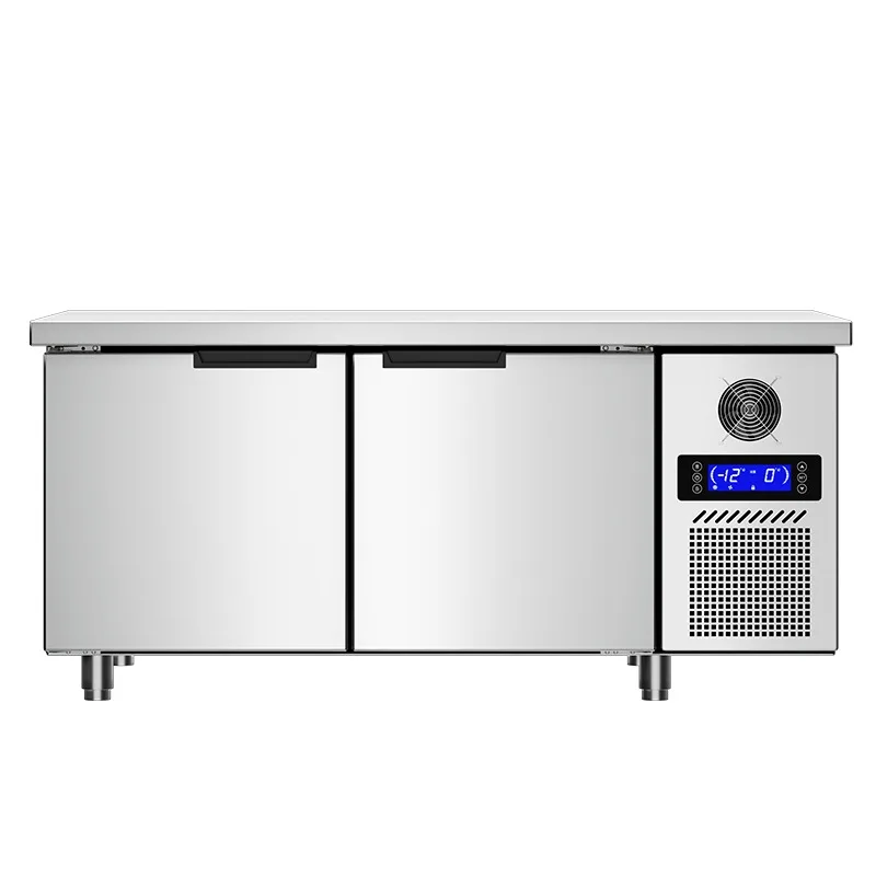 Airo Commercial Freezer Under Counter Chiller Stainless Steel Counter Top Work Table Refrigerator Workbench Undercounter Freezer