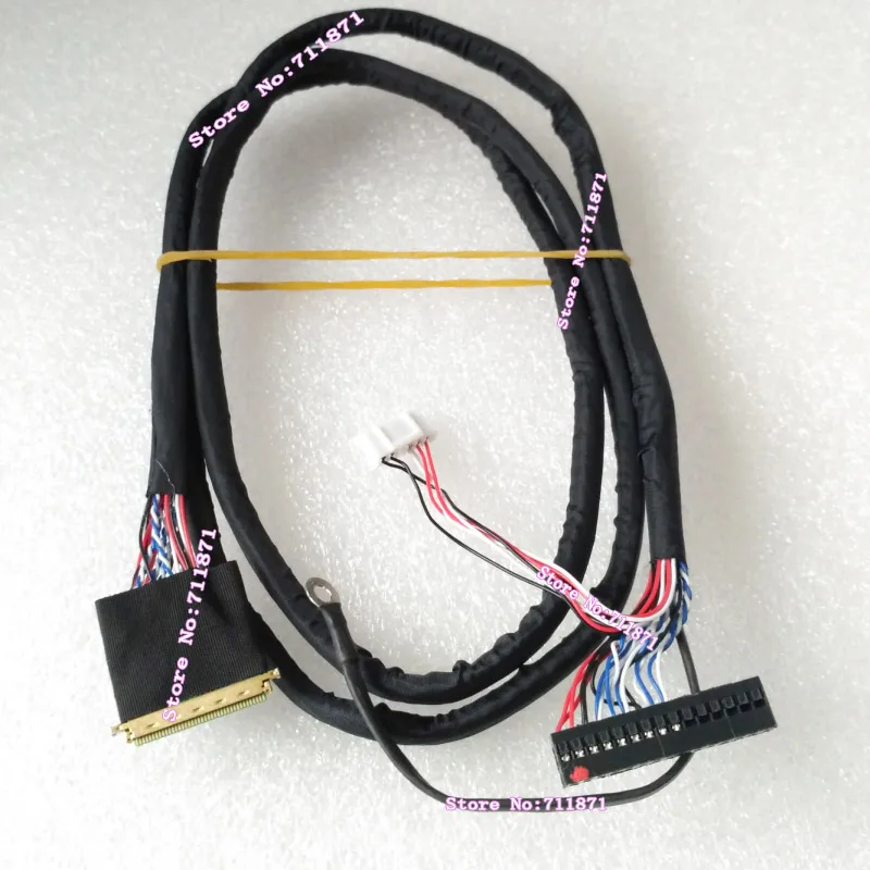 100cm 0.5 Pitch 40Pin I-PEX 20453-040T LVDS 1ch 8bit Lcd screen cable Line 1ch 8bit IPEX i-Pex 40P 40 Pin Lcd screen Line cable