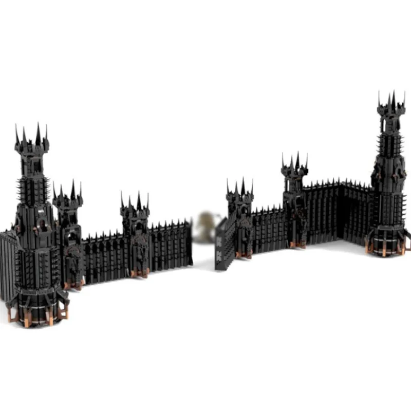 UCS Rings Movie MOC Building Blocks Black Gate 10333 Expanded Version Collection Technology Bricks Creative Model Toys Xmas Gift