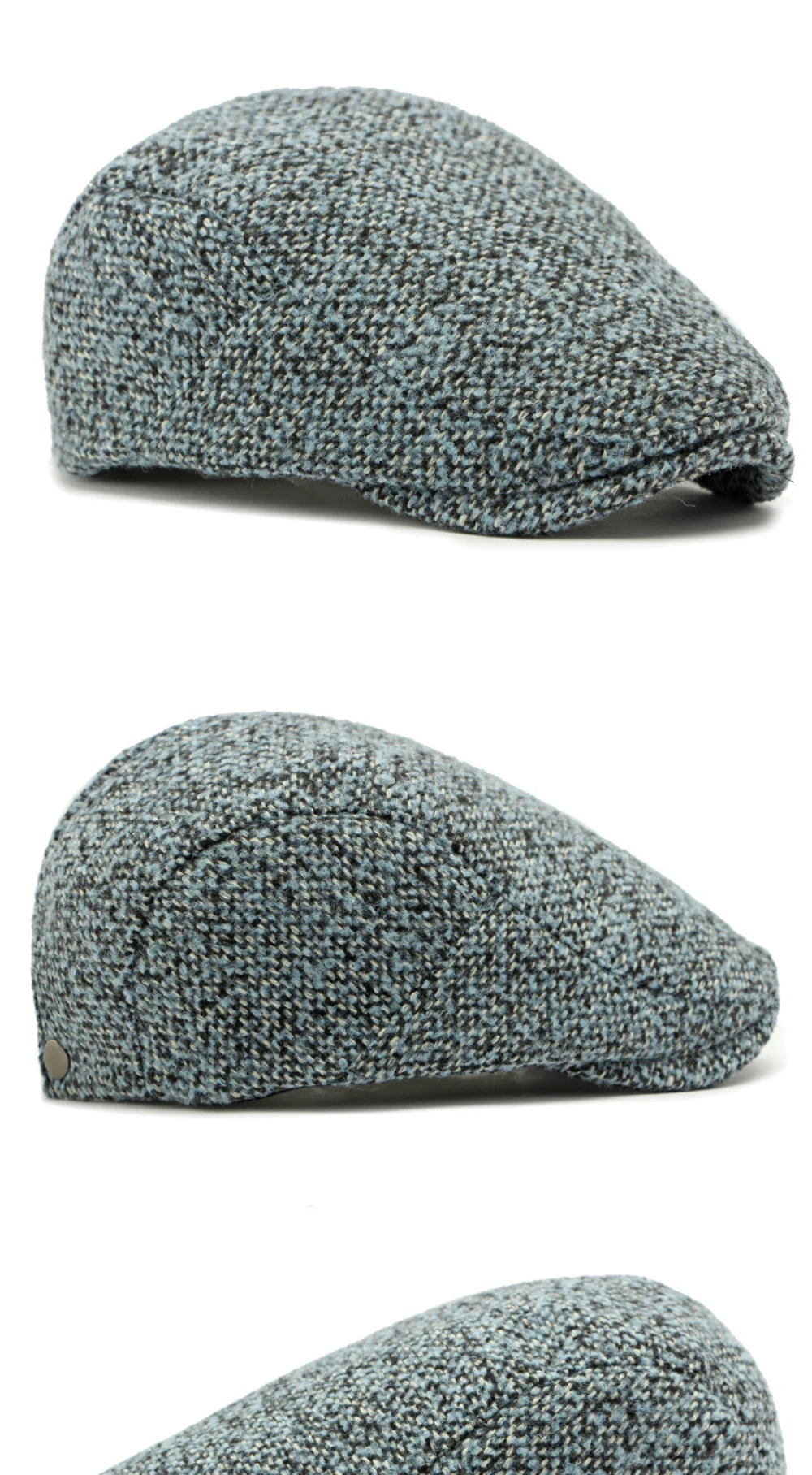 HT4571 Berets Frühling Herbst Winter Hut Kappe Männer Frauen Vintage Künstler Maler Baskenmütze Hut Gestrickte Ivy Flache Kappe Männlich Weiblich Baskenmütze Kappe – Detail 9