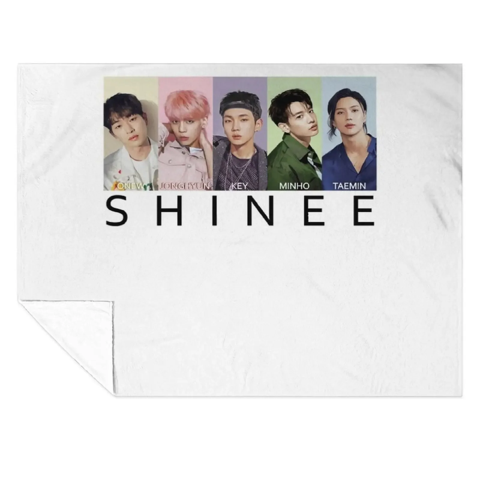 

SHINee (group) 5 Throw Blanket Flannel Soft Beds Baby Blankets For Bed Blankets