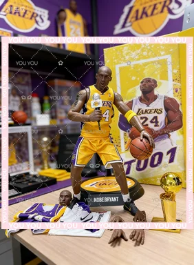 In Stock 1/6 NBA Star Kobe Bryant Model Lakers No. 24 Movable Figure Ornaments Complete Set of Basketball
