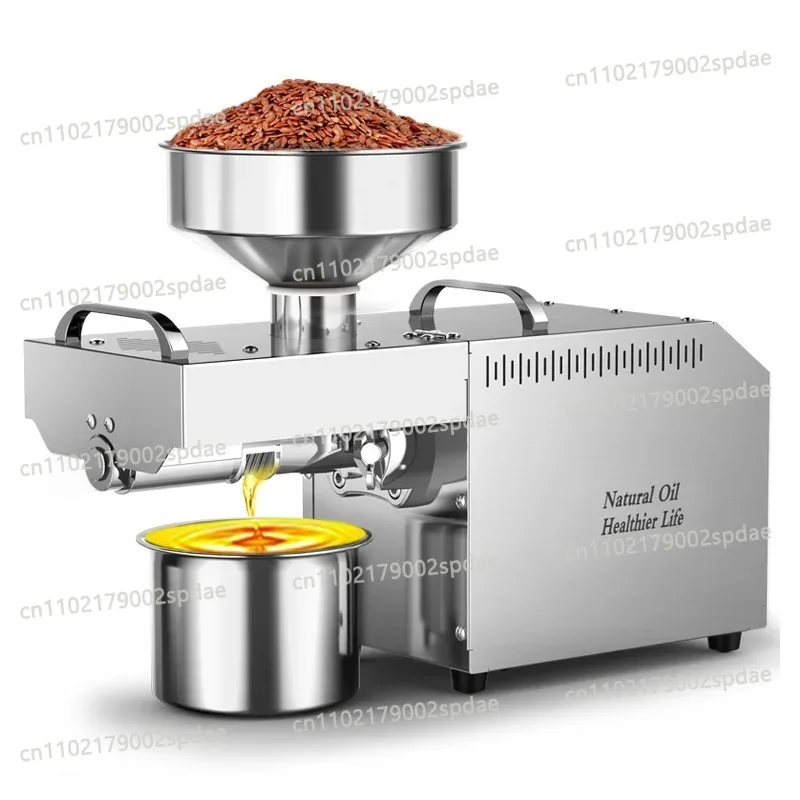 2025Upgraded Oil Press Machine Home Automatic Multi-function Stainless Steel Peanut Oil Hot and Cold Press Oil Pressing Machine