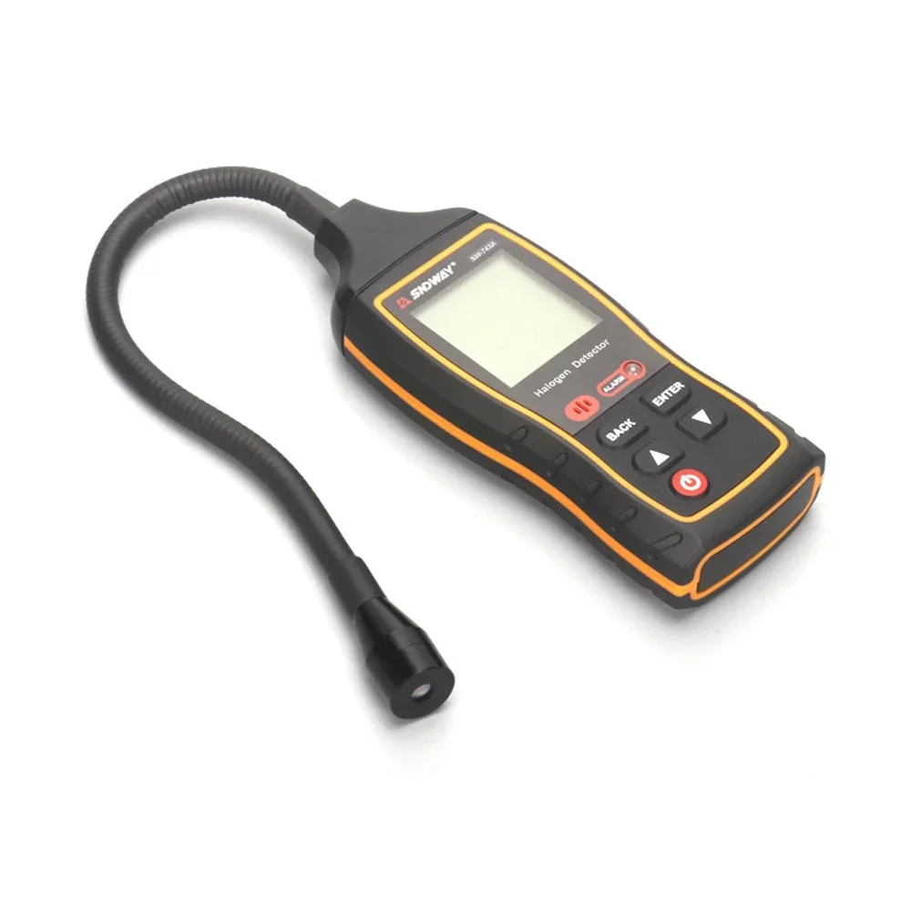 Halogen Gas Detector 0-1000PPM SW-743A LCD Backlight Waterproof Multiple Halogen Detector Air Conditioning Refrigeration