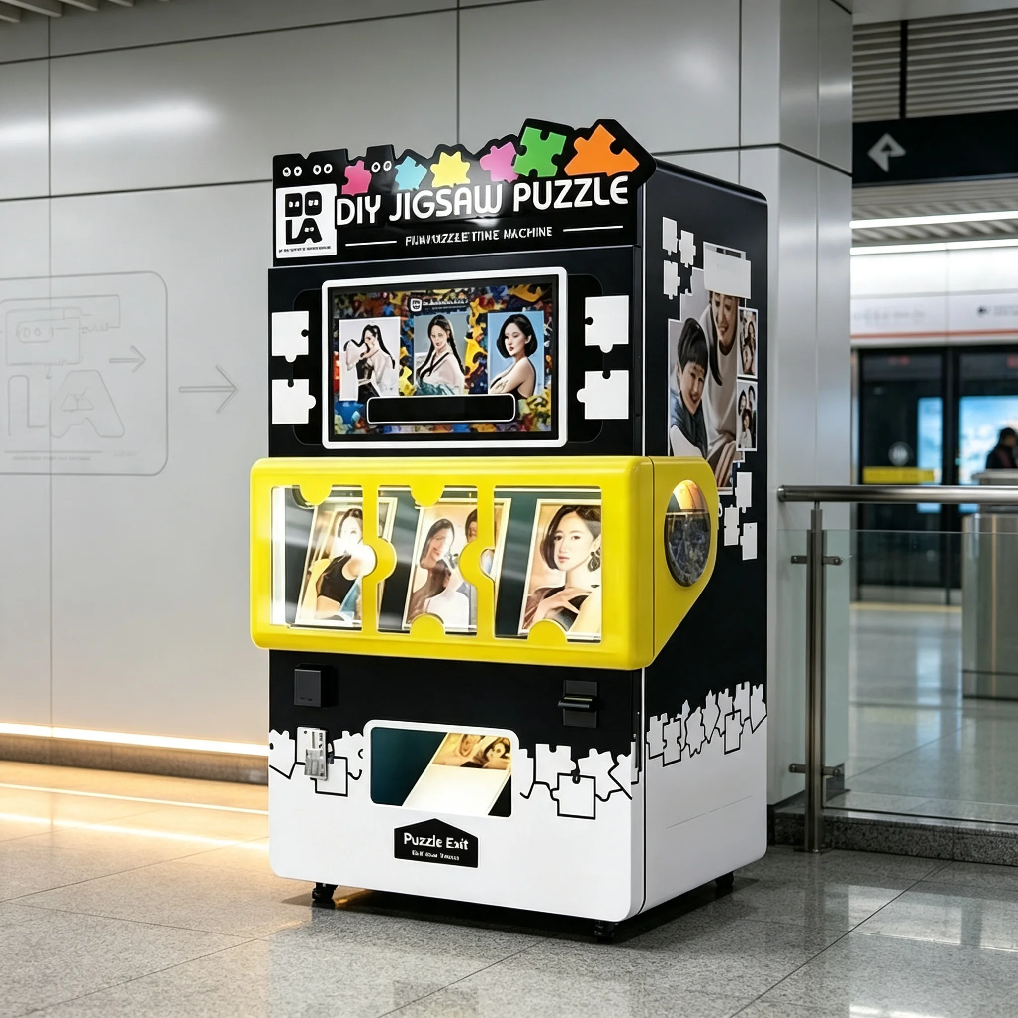 Vending Machine Qr Code - Автомат для продажи пазлов с QR-кодом