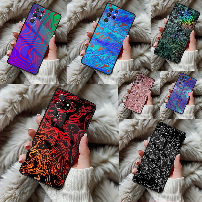 Damascus Camo Phone Case For Samsung Galaxy S24 S25 S26 Ultra S22 S23 Plus S21 S20 FE Note10 TPU Cover