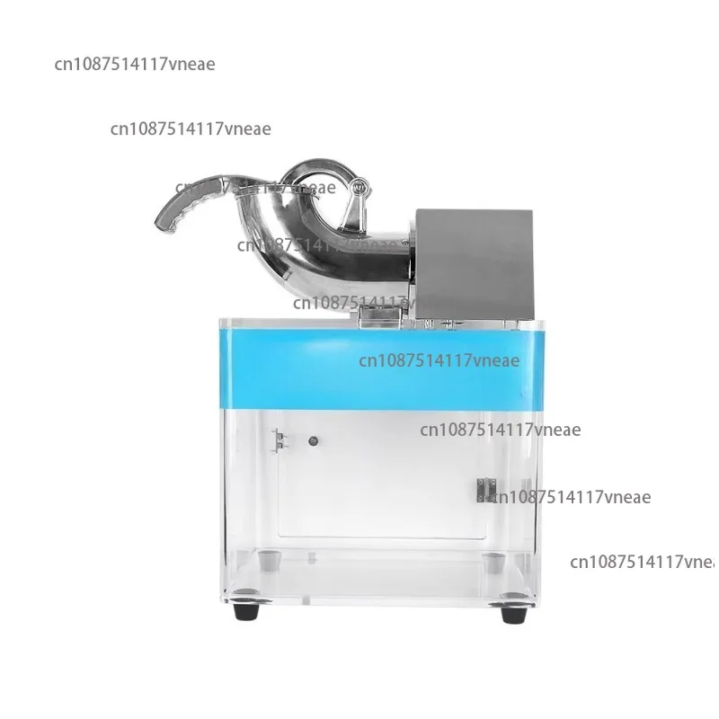 Macchina per la produzione di coni di neve per tritaghiaccio elettrico commerciale in acciaio inossidabile con motore ad effetto finale come componente centrale