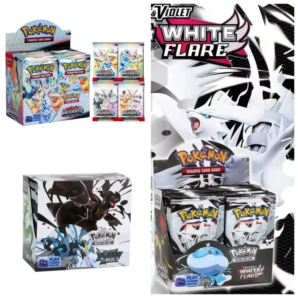 360pcs Poke Card Scarlet & Violet Prismatic Evolutions 360pcs Box English Booster Battle 151 Ultra Prism Booster Battle Card