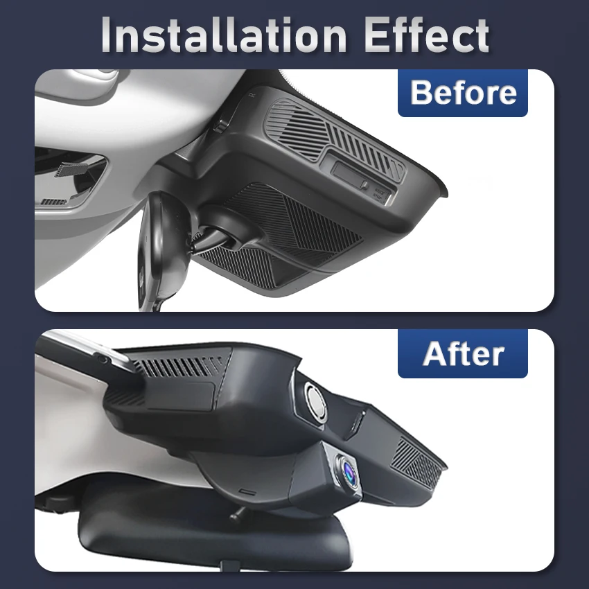 4K UHD التوصيل والتشغيل WIFi سيارة DVR مسجل فيديو Dashcam OEM لشيري استكشاف 06 Jaecoo J7 phev 2025 2024 2023 مع التحكم في التطبيق #2