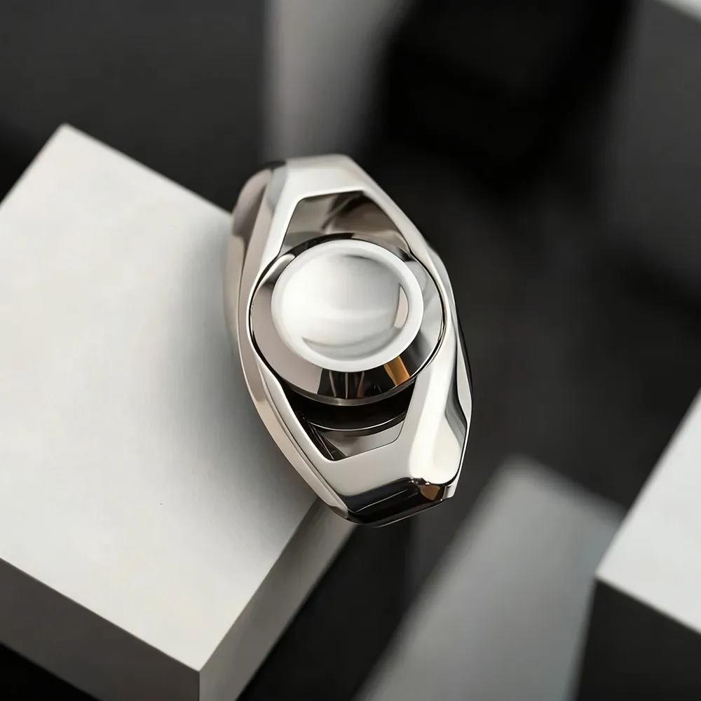 DBEDC Er Niu Stainless Steel Stress Relief Toy Fidget Spinner Fidget Toys For Adults Original Designs Anxiety Relief Gadgets