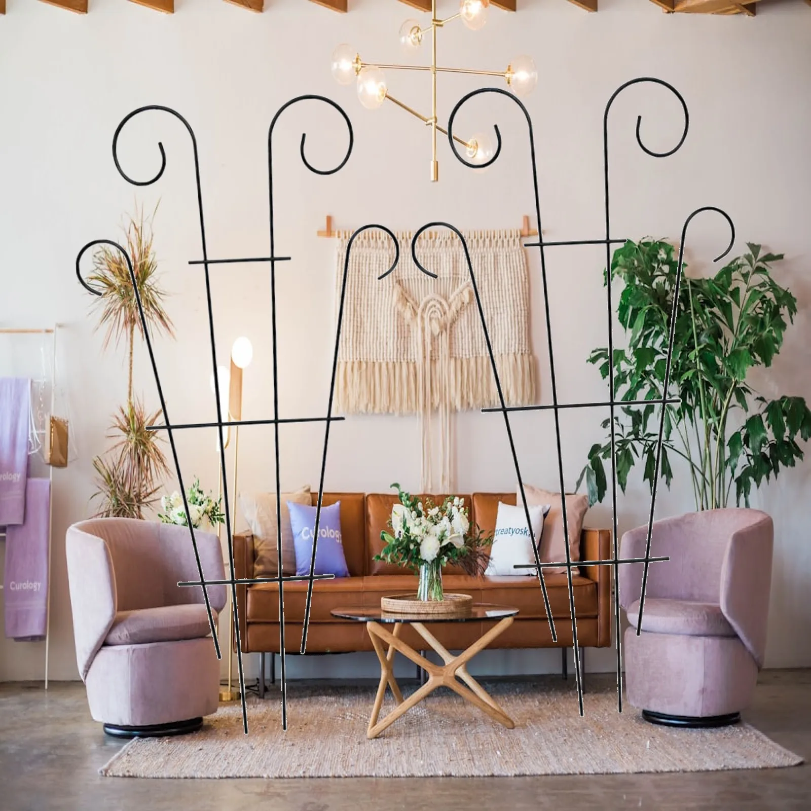 Plant Climbing Supports Frame Thickened Design Plant Support Garden Equipment for Small Medium Vines Balcony