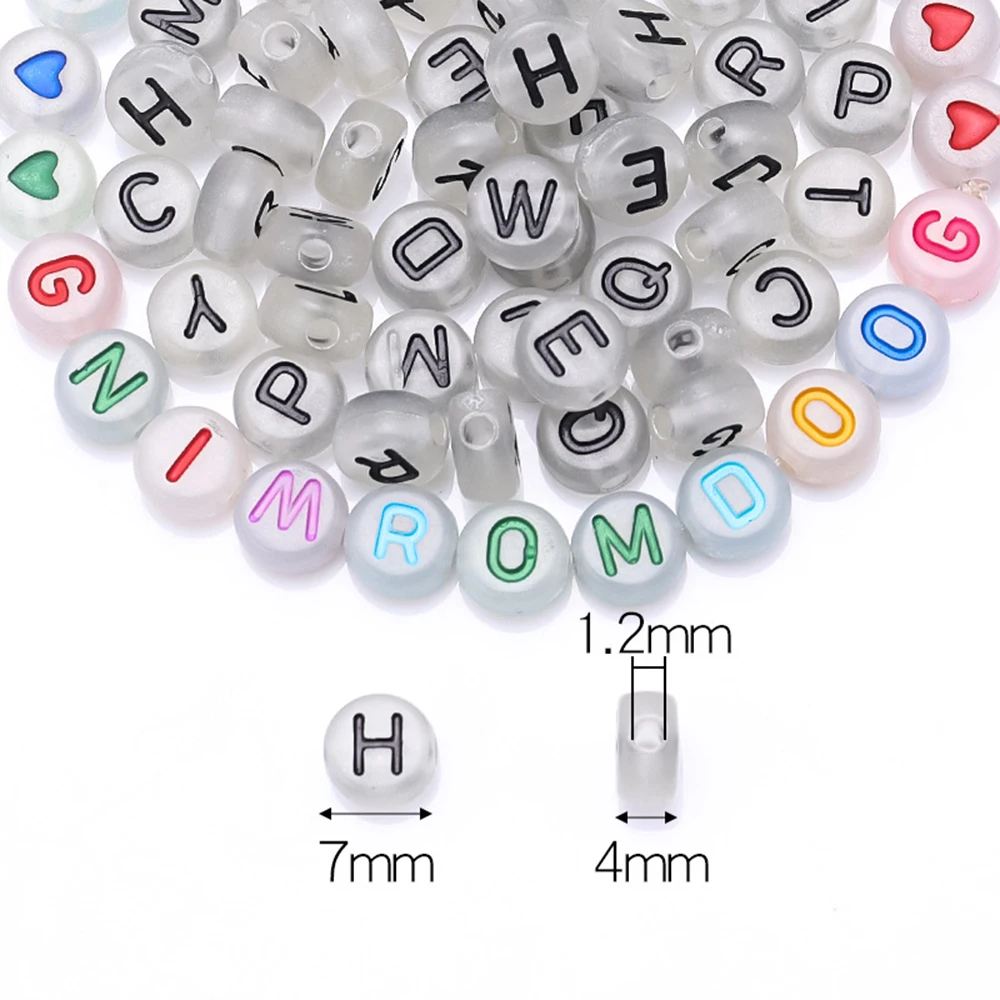100 Stück 7mm Bunte Stern- und Mondperlen Leuchtende Perlen Abstandshalterperlen Leuchten im Dunkeln für Schmuckherstellung DIY Anhänger Armband Halskette – Detail 7