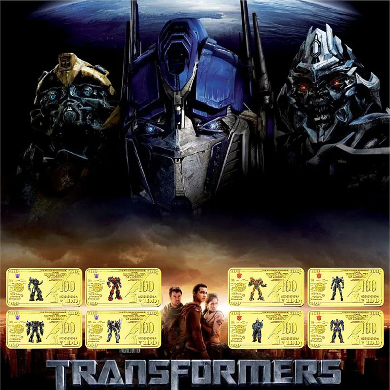 

2025 Hsabro Transformers Square Commemorative Coin - Limited Edition Collectible Metal Token Anime badge metal card