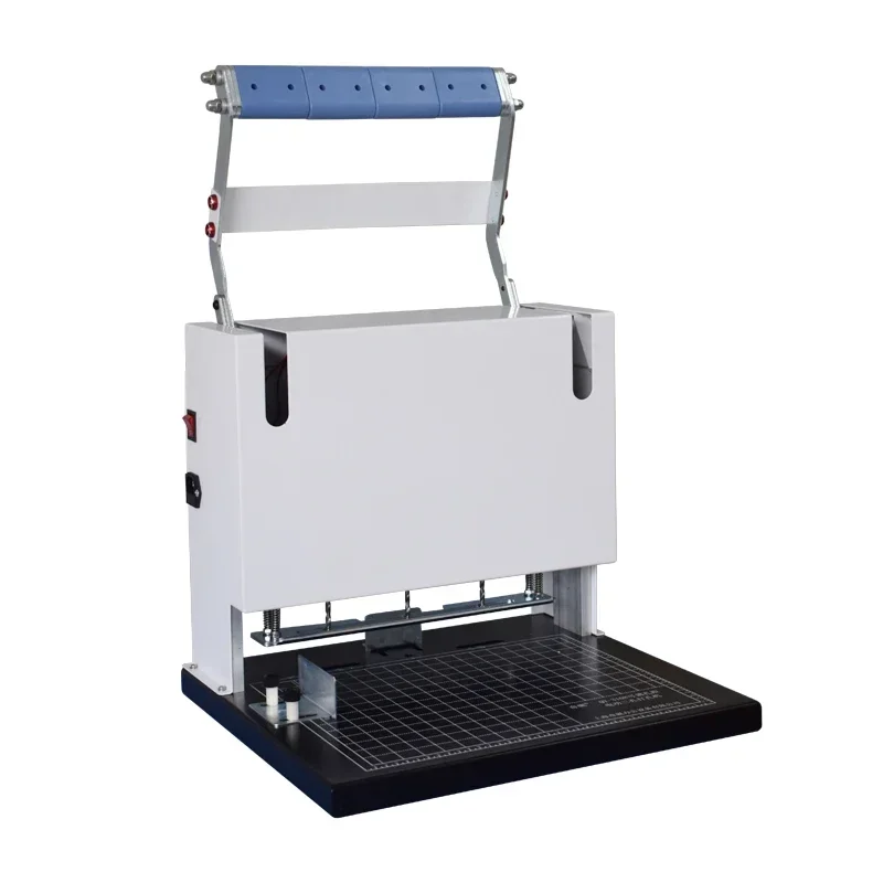 

QY-3108 Electric Punching Machine Three Hole Heavy Duty Punch With Adjustable Hole Spacing QY-40S File Binding Machine