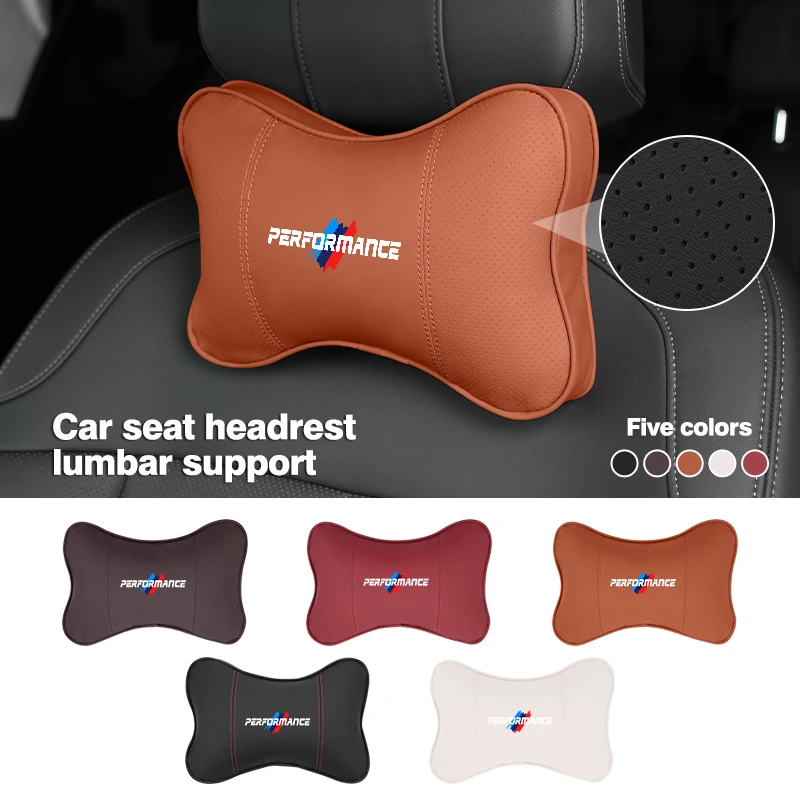 Car Lumbar Support Neck Pillow Waist Support Backrest Cushion For BMW E91 E92 E93 E60 F10 F30 E39 E36 E87 X3 X5 E70 E46 E90
