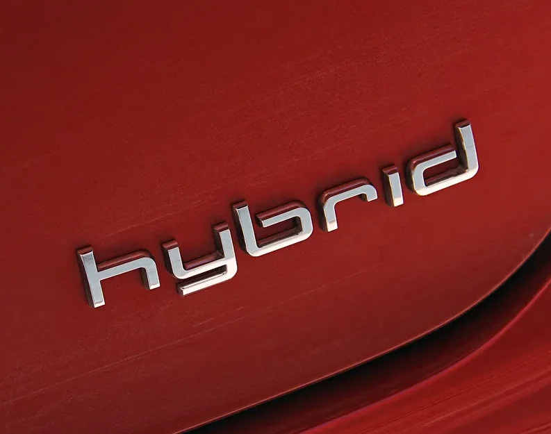 1 قطعة ABS ثلاثية الأبعاد لأودي الهجين سيارة رسالة شعار الجانب الحاجز الخلفي الذيل الجذع شارة ملصق مائي التصميم #3