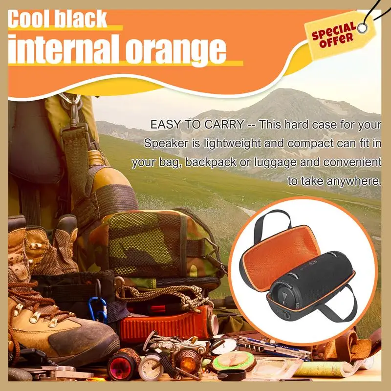 Stabilna wydajność - twarda obudowa EVA do przenoszenia Xtreme 3 Podróżny schowek Pokrowiec ochronny Przenośna torba na głośnik bezprzewodowy