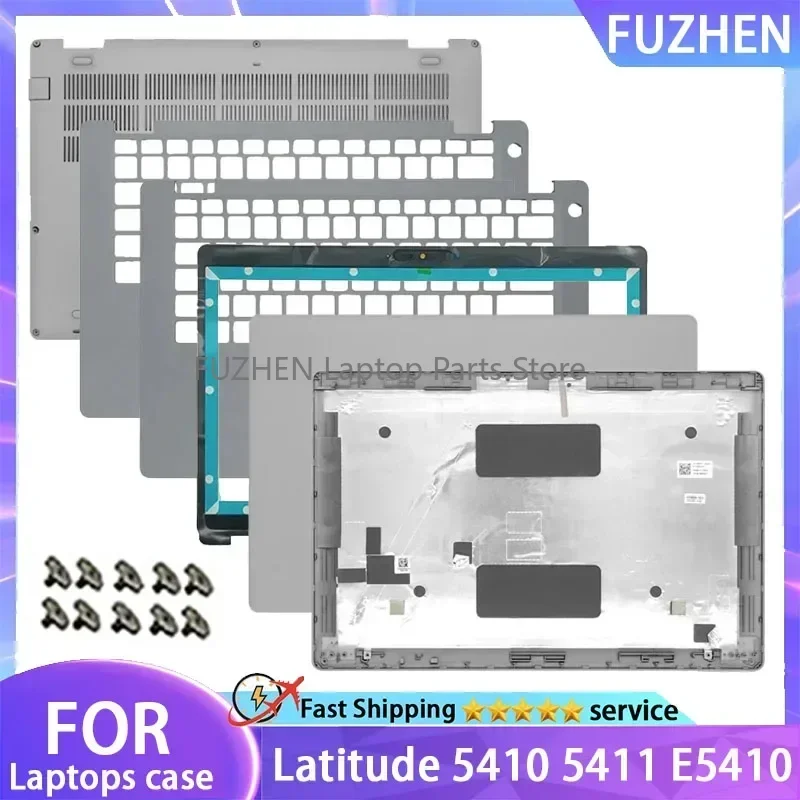 

NEW For DELL Latitude 5410 5411 E5410 Laptop LCD Rear Cover/Front Frame/Palm Pad/Bottom Cover/Top Cover 0NKPM7 Silver